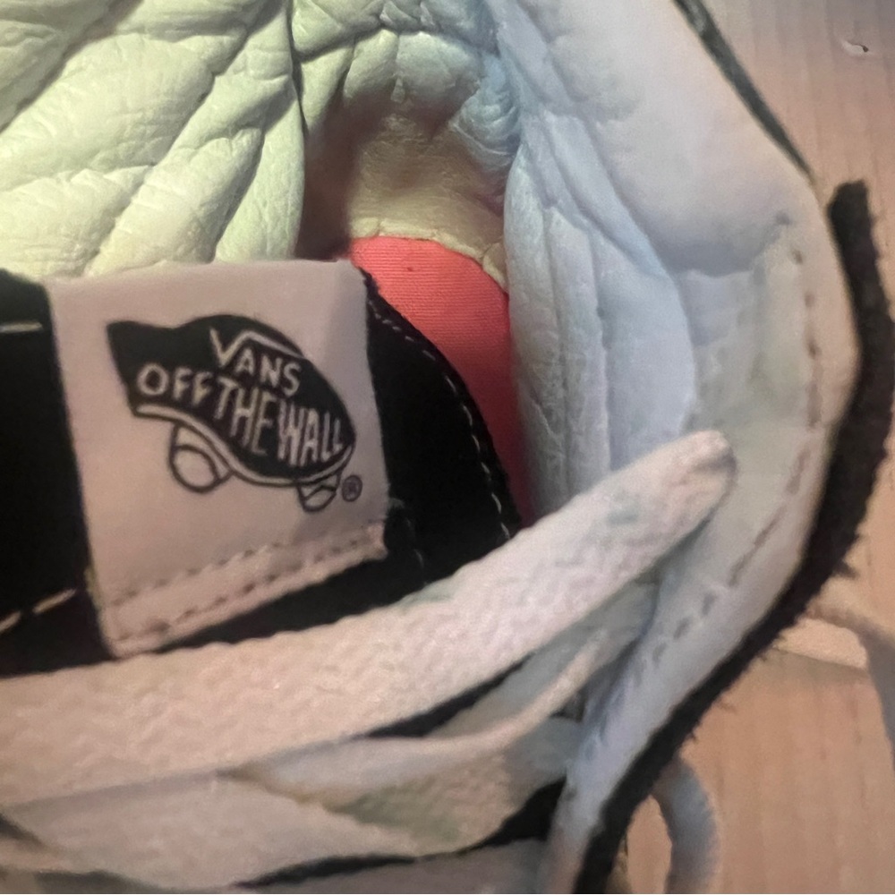 Disney Vans Adult Shoes Mens 5 Womens 6.5 Princess Black High Tops Sneakers - Picture 9 of 12